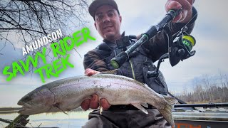 Amundson Savvy Rider TREK Test and Review on big Trout!