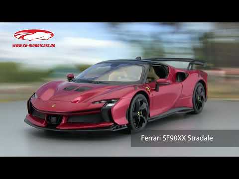 Bburago 1:18 Ferrari SF90XX Stradale 建設年 2024 赤 Bburago 1:18 Ferrari SF90XX Stradale 建設年 2024 赤