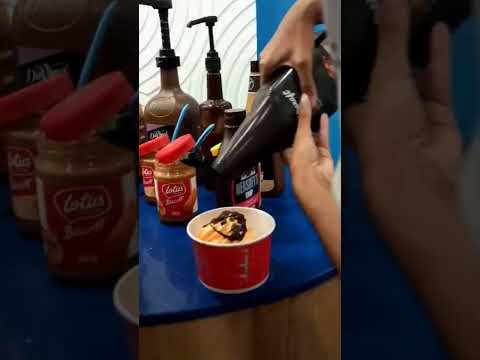 Make Your Own Icecream |My Froyoland Vijayawada #food #shorts #foodie #youtubeshorts #kalyanklvlogs