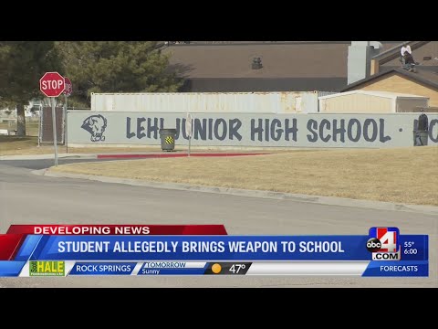 Weapon taken from Lehi Junior High School Student