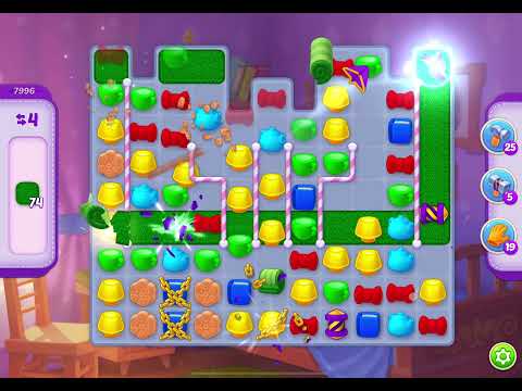 HomeScapes Level 7996 no boosters (15 moves)