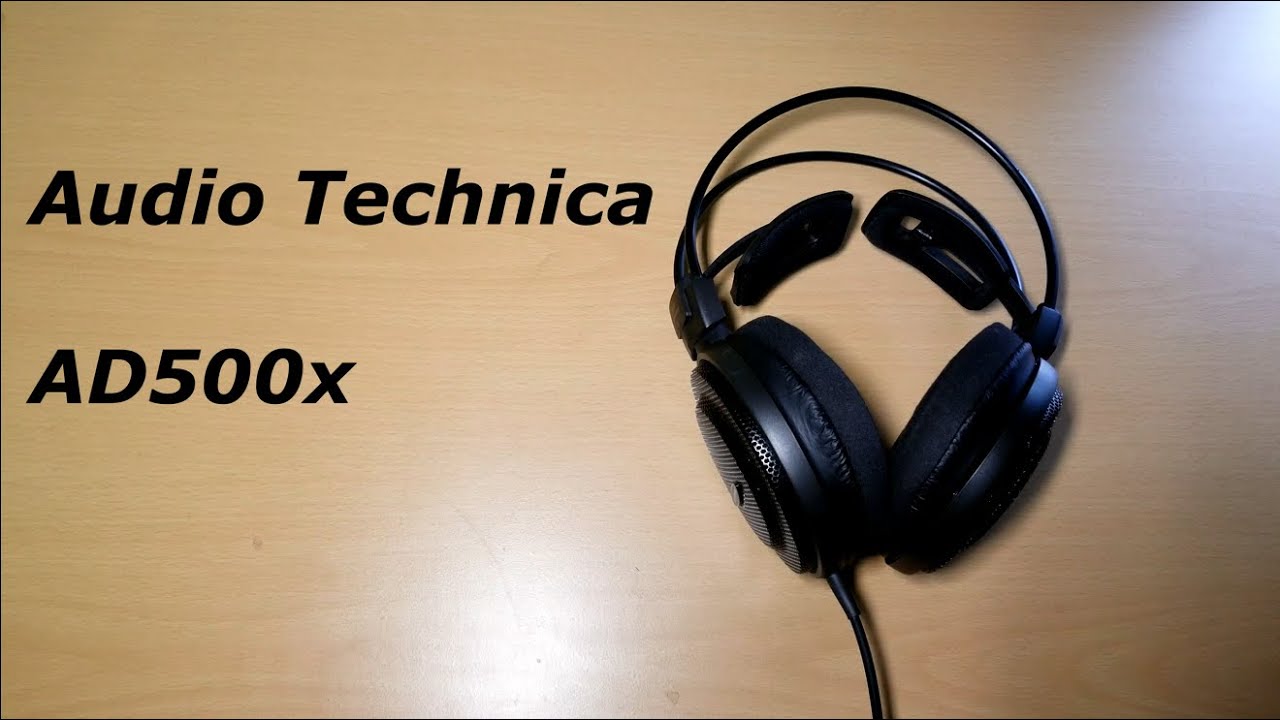 Trying Open-back Headphones! [Audio Technica AD500X Review]
