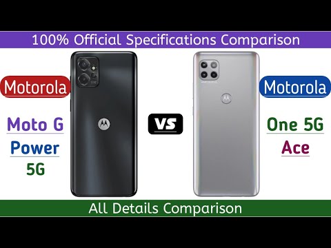 Motorola Moto G Power 5G Vs Motorola One 5G Ace
