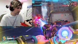 xQc Plays the most broken character in Overwatch 2