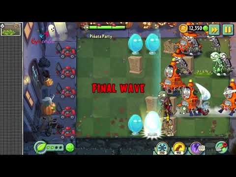 PvZ 2 Ghost Pepper Piñata Party - Plants Vs Zombies 2 #shorts #pvz2 #plantsvszombies2