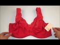 Plaisir 619431 Beate Soft Cup Lace Bra Red