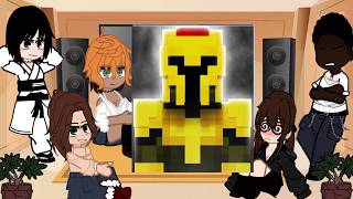 [NTR] Kokujin no Tenkousei React to Hiroki as AJTHEBOLD + SCARY MOBS || Gacha reacts to Minecraft