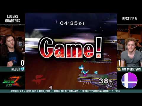 SecZ 7.0 - nebbii (Yoshi) Vs Jim Morrison (Fox) - Losers Quarters