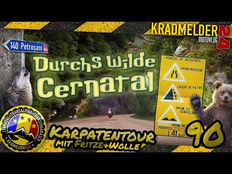 Durchs wilde Cernatal✫ Trans Euro Trail TET Romania DN66A ◙ MV90