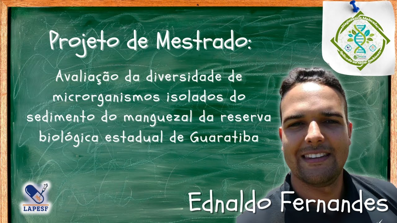 Avaliação da diversidade de microrganismos isolados do sedimento do manguezal... | Ednaldo Fernandes