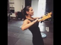 Kirsty Gallacher Training In Gym