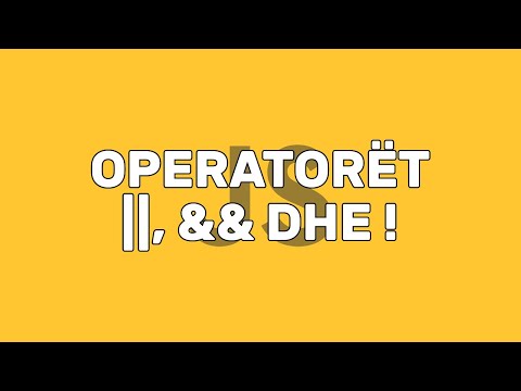 Operatorët Logjik | Bazat e Gjuhës | JavaScript | Zhvillim në Web | Informatikë