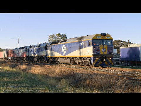3MA2 Container Train With G515 HL203 G512 (29/12/2009) - PoathTV Australian Railways