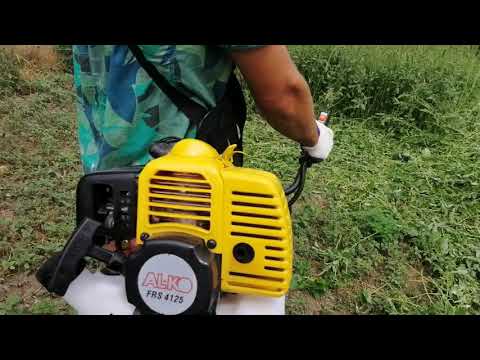Видео Мотокоса AL-KO FRS 4125 в работе