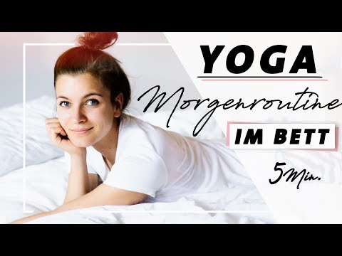 Yoga Anfänger Morgenroutine im Bett | Wach und Entspannt in den Tag | Nur 5 Minuten