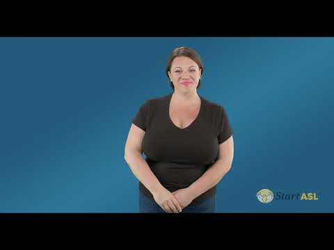 Video thumbnail: How to sign Warm in ASL