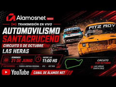 [VIVO] 🏁 DOMINGO 21/06 - FECHA #2 PISTA SANTACRUCEÑA - CIRCUITO 5 DE OCTUBRE - LAS HERAS