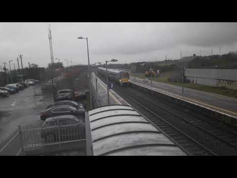 Irish rail 22000 class number 22133 arriving at Thurles
