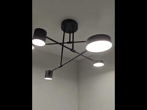 Миниатюра изображения товара Потолочный светильник Mirastyle Диод XL-21015/3+3 BK