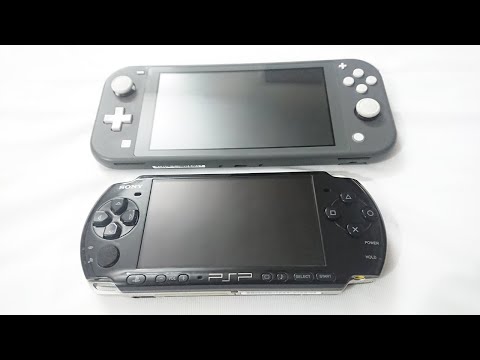 Sony PSP 3004 Vs Switch Lite Comparison - Two Awesome Handheld Video Games