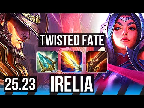TWISTED FATE vs IRELIA (MID) | EUW Challenger | 25.23