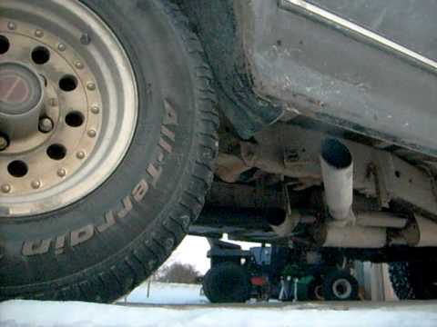 92 f150 302 flowtech afterburner exhaust.