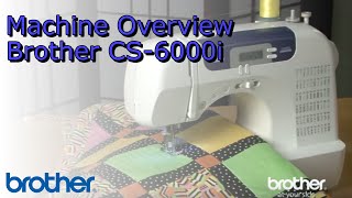 Brother Sewing and Quilting Machine CS6000i with Power Cord, Pedal And Case  12502615309