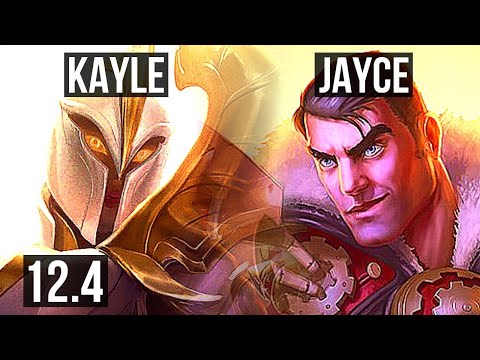 KAYLE vs JAYCE (TOP) (DEFEAT) | Rank 2 Kayle, 800+ games, Godlike, 12/3/3 | KR Grandmaster | 12.4