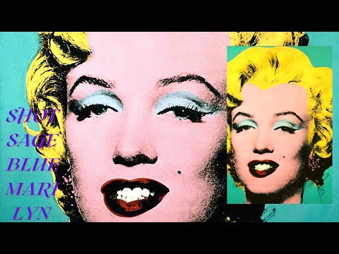 Andy Warhol. Shot Sage Blue Marilyn