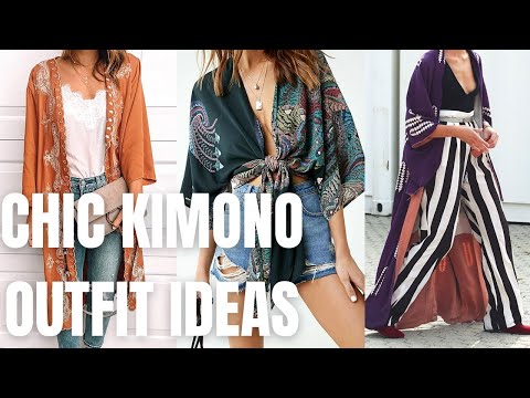 Chic Kimono Outfit Ideas for S/S. How to Wear Kimono...