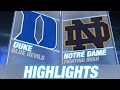 Duke vs Notre Dame | 2014-15 ACC Mens.