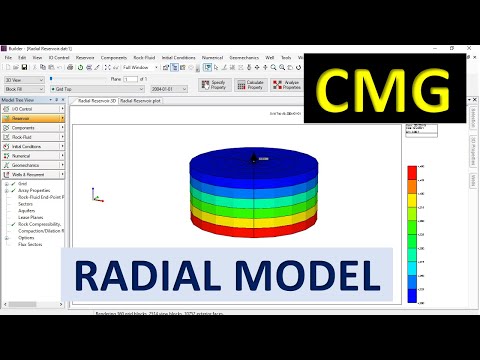 CMG 3: Radial Reservoir Model Construction