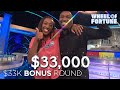 First 33K Bonus Round Win Wheel Of Fortune
