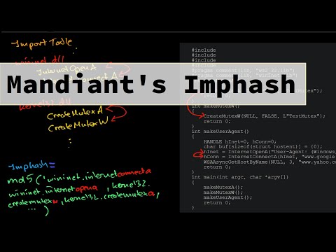 Malware Theory - Imphash algorithm explained