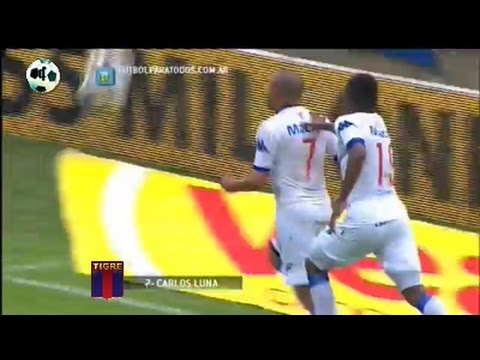 Gol Carlos Luna - Tigre 2 Vs Rosario Central 1 - Primera División 2014