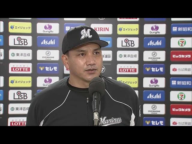 6月7日 マリーンズ・井口資仁監督 試合後インタビュー