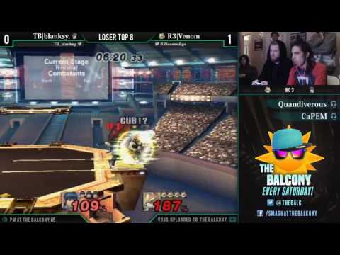PM @ the Balcony 85 - Losers Top 8 ft. R3|Venom (Fox) VS TB|blanksy (Lucario)