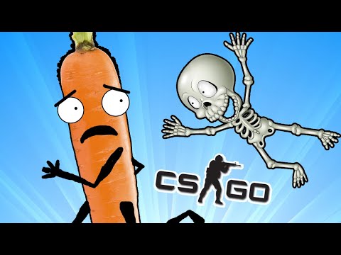 МЕЛКИЙ СКЕЛЕТИК И МОРКОВНЫЕ ПАЦАНЫ 💀 CS:GO Тролль Прятки (КС ГО Маньяк)