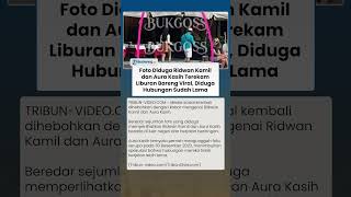 Viral Beredar Foto Diduga Ridwan Kamil & Aura Kasih Liburan ke Eropa, Asli atau Editan?