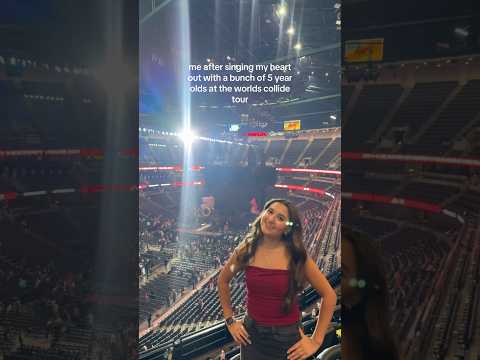 Worlds collide tour!! #worldscollide #worldscollidetour #descendants #zombies #fyp #trending