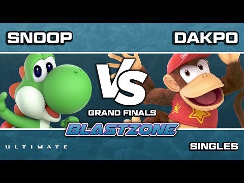 PSG Blastzone: TLOC | Dakpo (Diddy Kong) vs Sugoi | Snoop (Yoshi) - Grand Finals