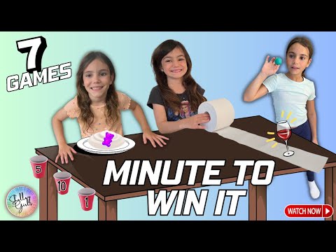Fun Minute To Win It Games #minutetowinit #gamesforkids #kidsfun