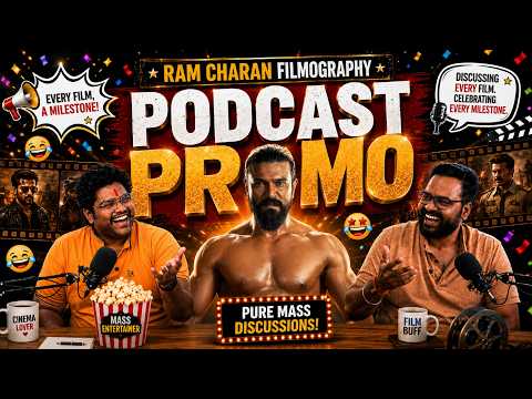 Ram Charan Filmography Podcast Promo | Peddi Special 🔥|| TELUGU BRO'S REACTS