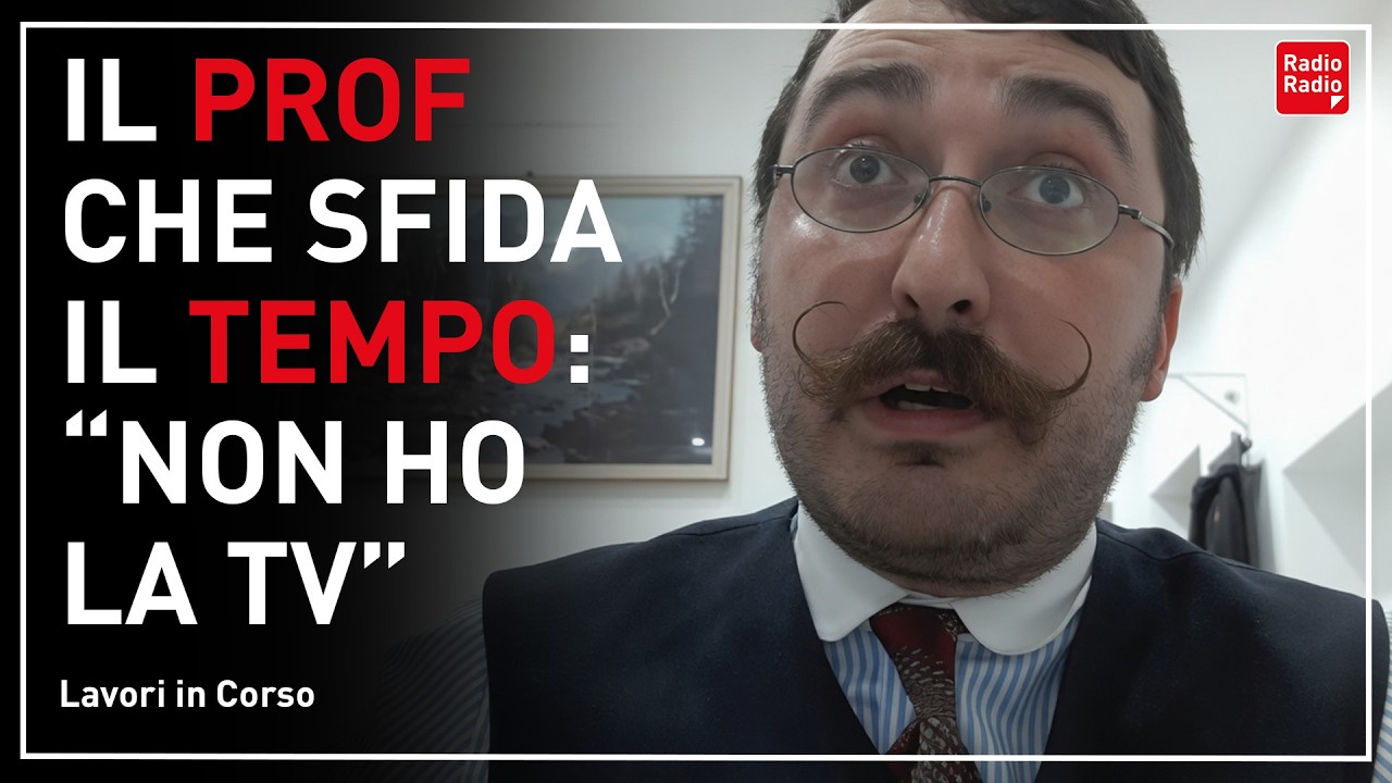 INTERVISTA AL PROF "CON LA BOMBETTA" ▷ "MI VESTO DA TARDO '800 E NON HO LA TV. BASTA VITA DI CORSA"