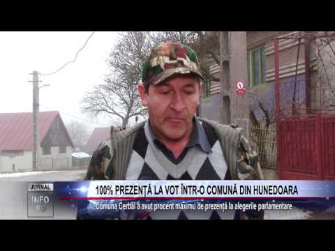 100% PREZENȚĂ LA VOT ÎNTR-O COMUNĂ DIN HUNEDOARA