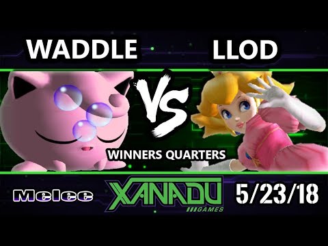 S@X 251 SSBM - Waddle (Jigglypuff) Vs. lloD (Peach) - Smash Melee Winners Quarters