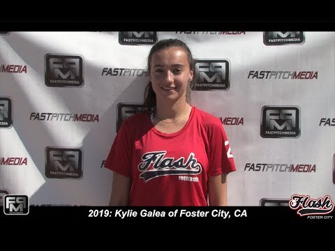 2019 Kylie Galea Pitcher and Second Base Softball Skills Video - Flash