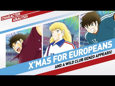 Character Analysis Gozza, Pierre & Margus - Captain Tsubasa Dream Team [European Christmas Banner]