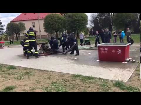 Požární útok SDH Lískovec - Soutěž s PS8 v Řepištích 8. 5. 2019