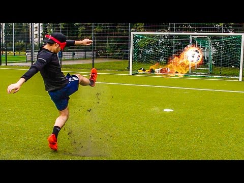 LUSTIGE FUßBALL CHALLENGE LATTENSCHIEßEN + BESTRAFUNGEN !